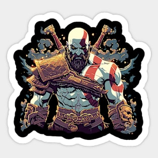 kratos Sticker